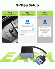 Kello L3 2-in-1 Wireless Carplay & Android Auto Adapter